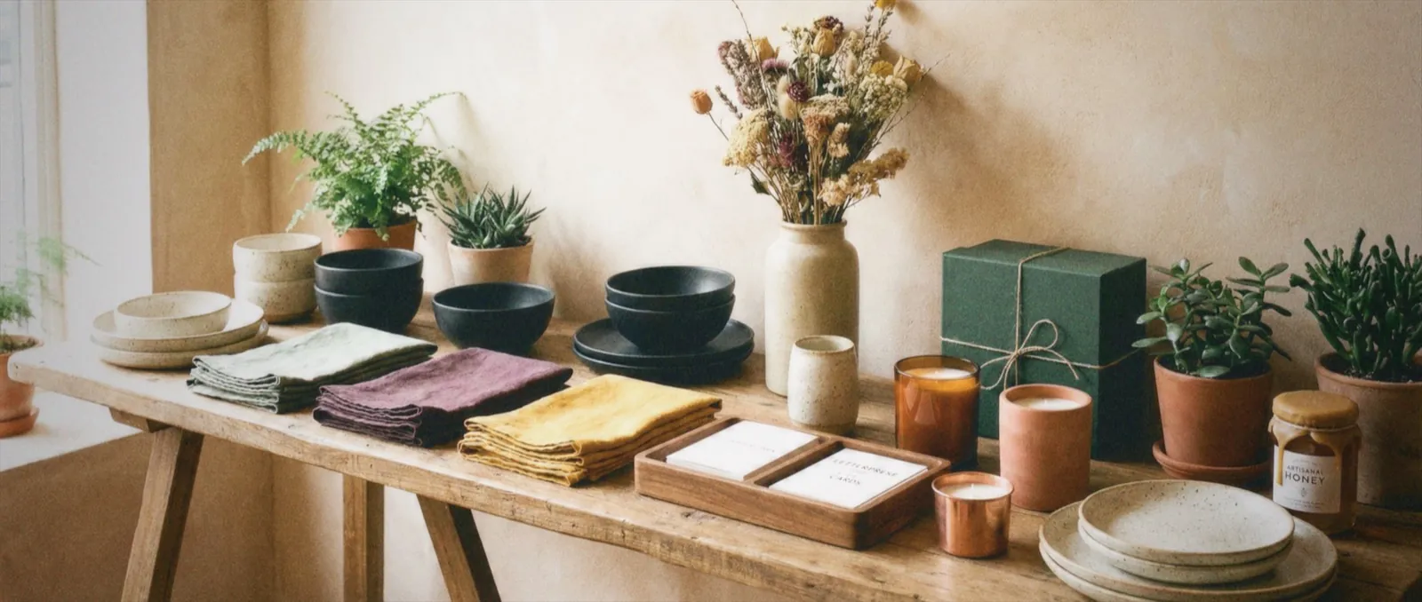Curated product collection display
